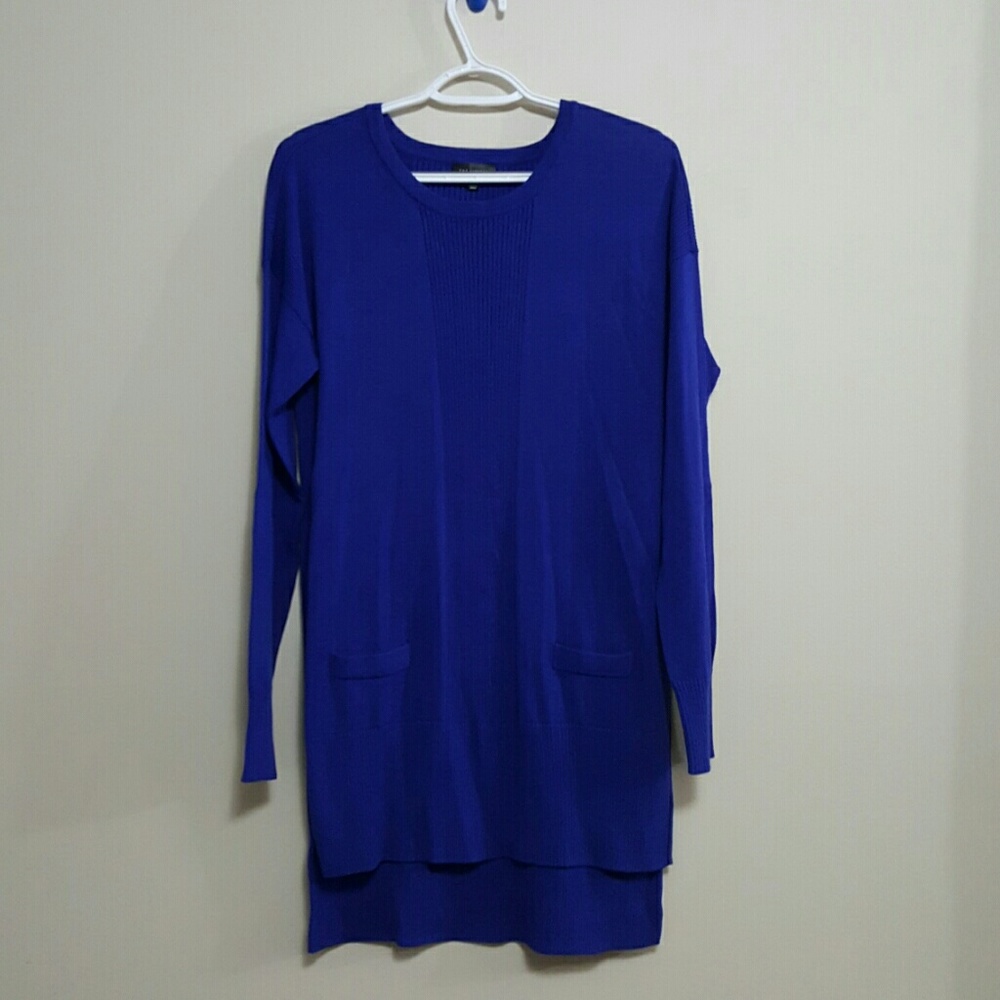 The Limited royal blue sweater tunic M
